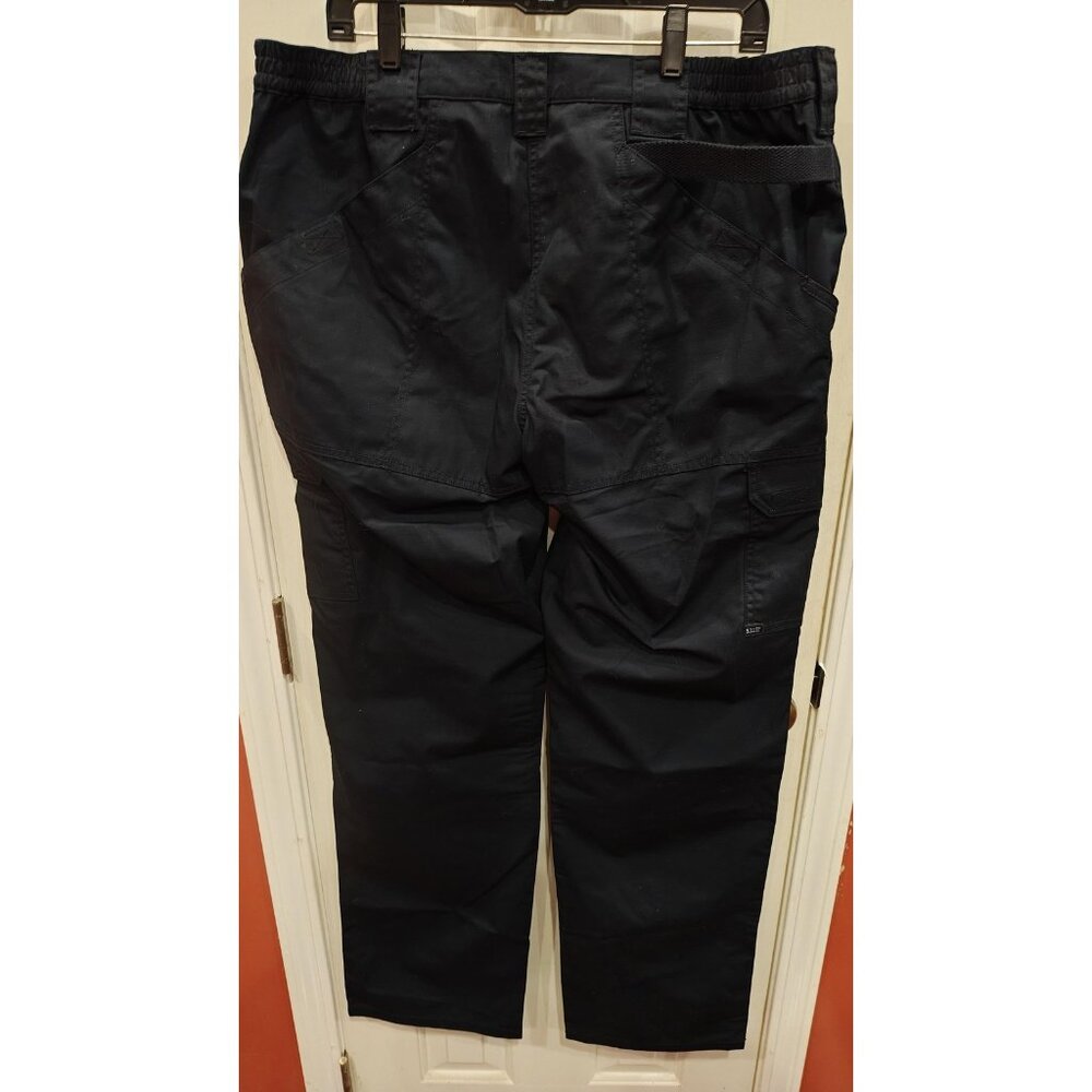 5.11 Tactical Women's Black Straight-Leg Cargo Pants - Picture 2 of 11